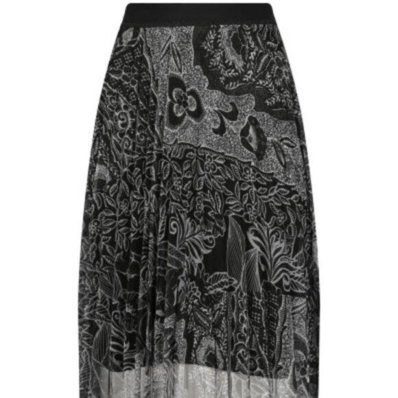 Desigual Women's Fabiola Pleated Midi Skirt - Picture 9 of 14